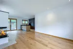 Wohnzimmer mit Küche