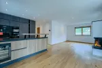 Wohnzimmer mit Küche